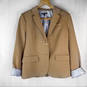 Jcrew mercantile brown suit blazer size 10